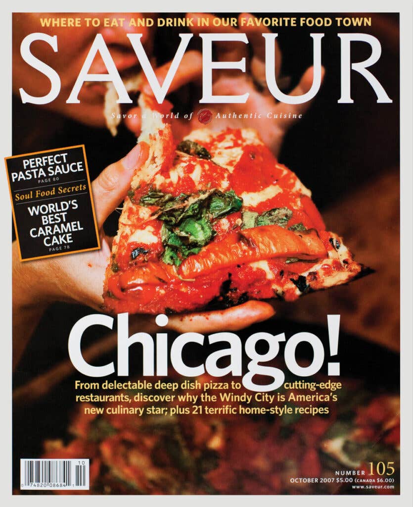SAVEUR magazine issue No. 105; October 2007 cover
