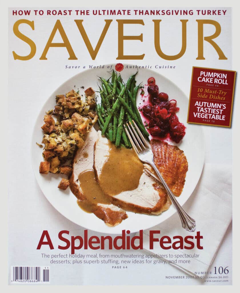 SAVEUR magazine issue No. 106; November 2007 cover