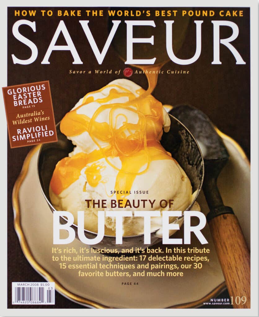 SAVEUR magazine issue No. 109; March 2008 cover
