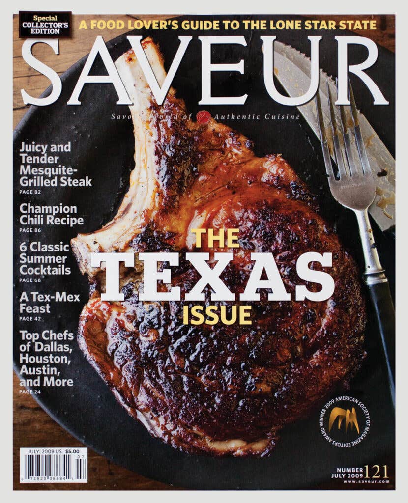 SAVEUR magazine issue No. 121; June/July 2009 cover