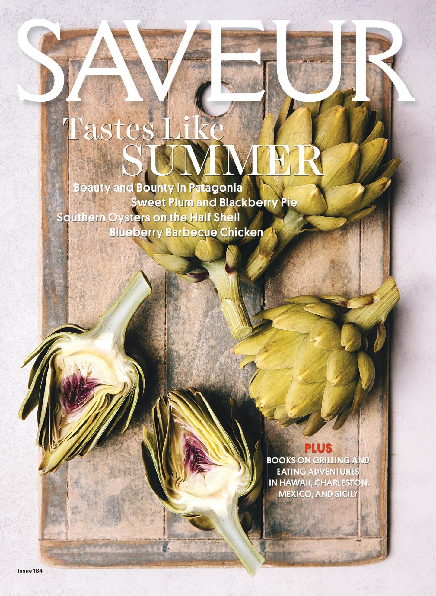 SAVEUR magazine issue No. 184; Summer 2016 cover