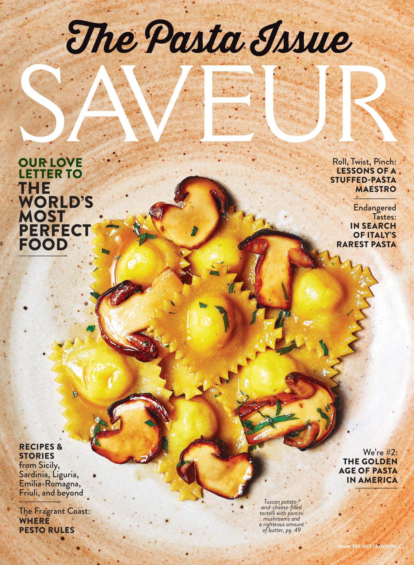 SAVEUR magazine issue No. 191; October/November 2017 cover