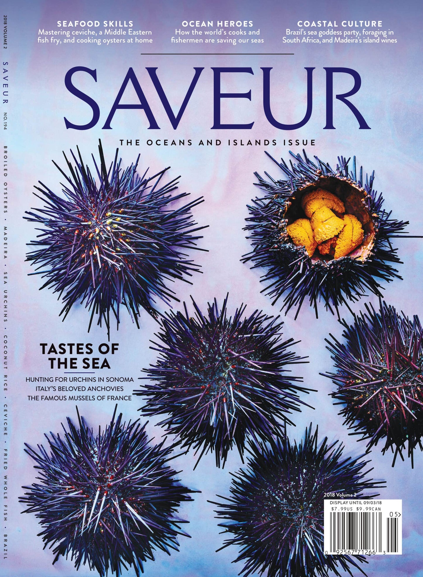 SAVEUR magazine issue No. 194; 2018 Volume 2 cover