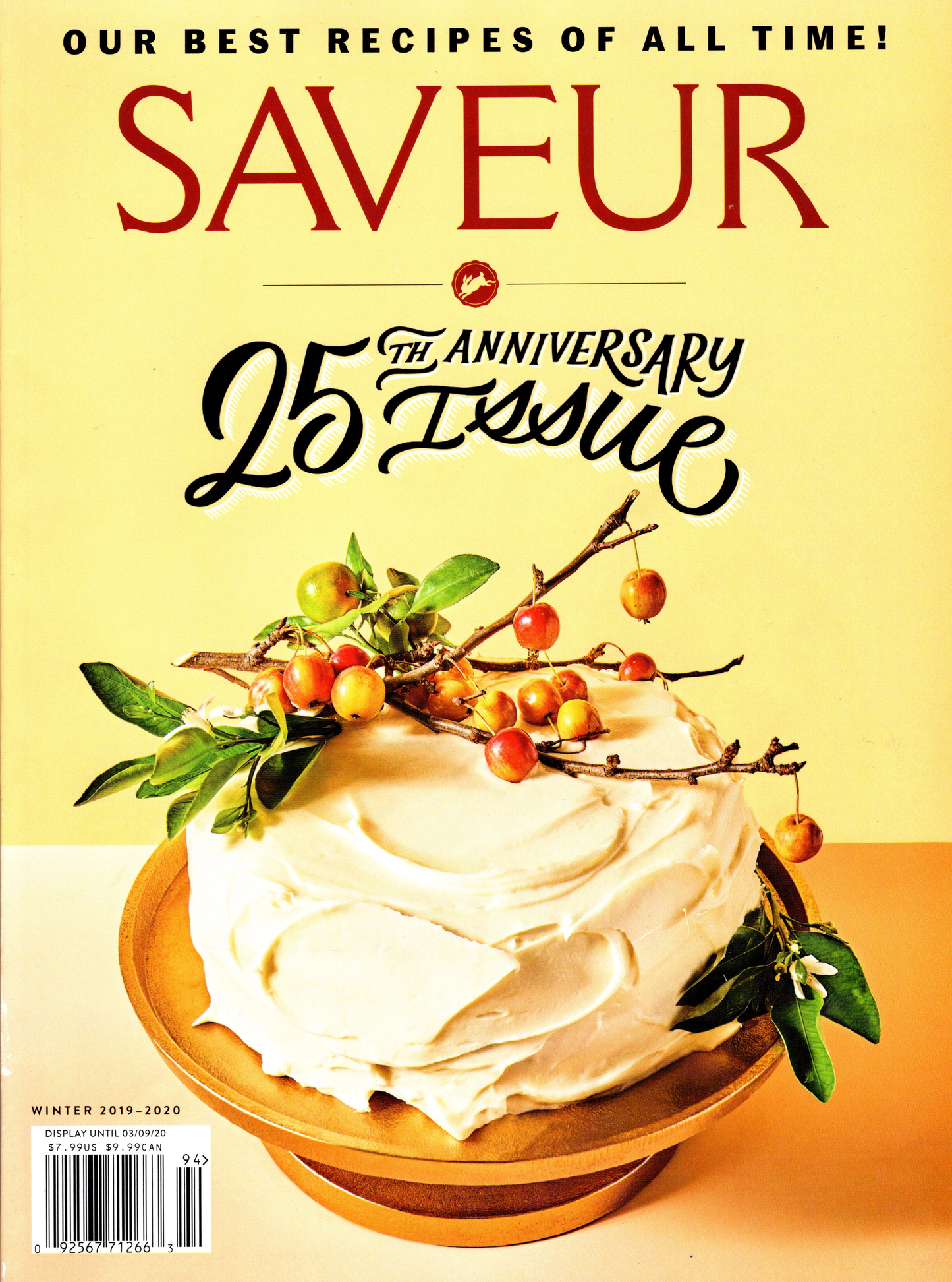 SAVEUR magazine issue No. 200; Winter 2019–2020 cover