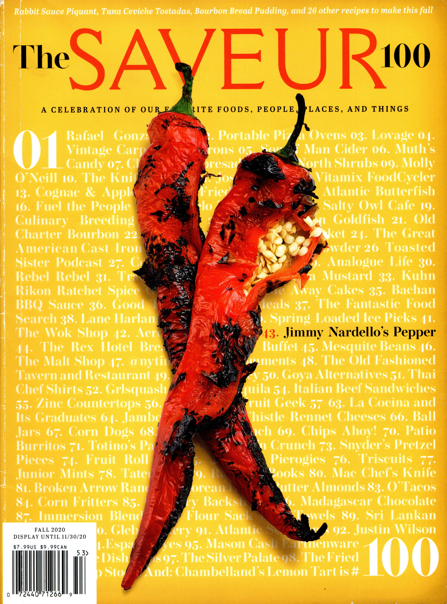SAVEUR magazine issue No. 201; Fall 2020 cover
