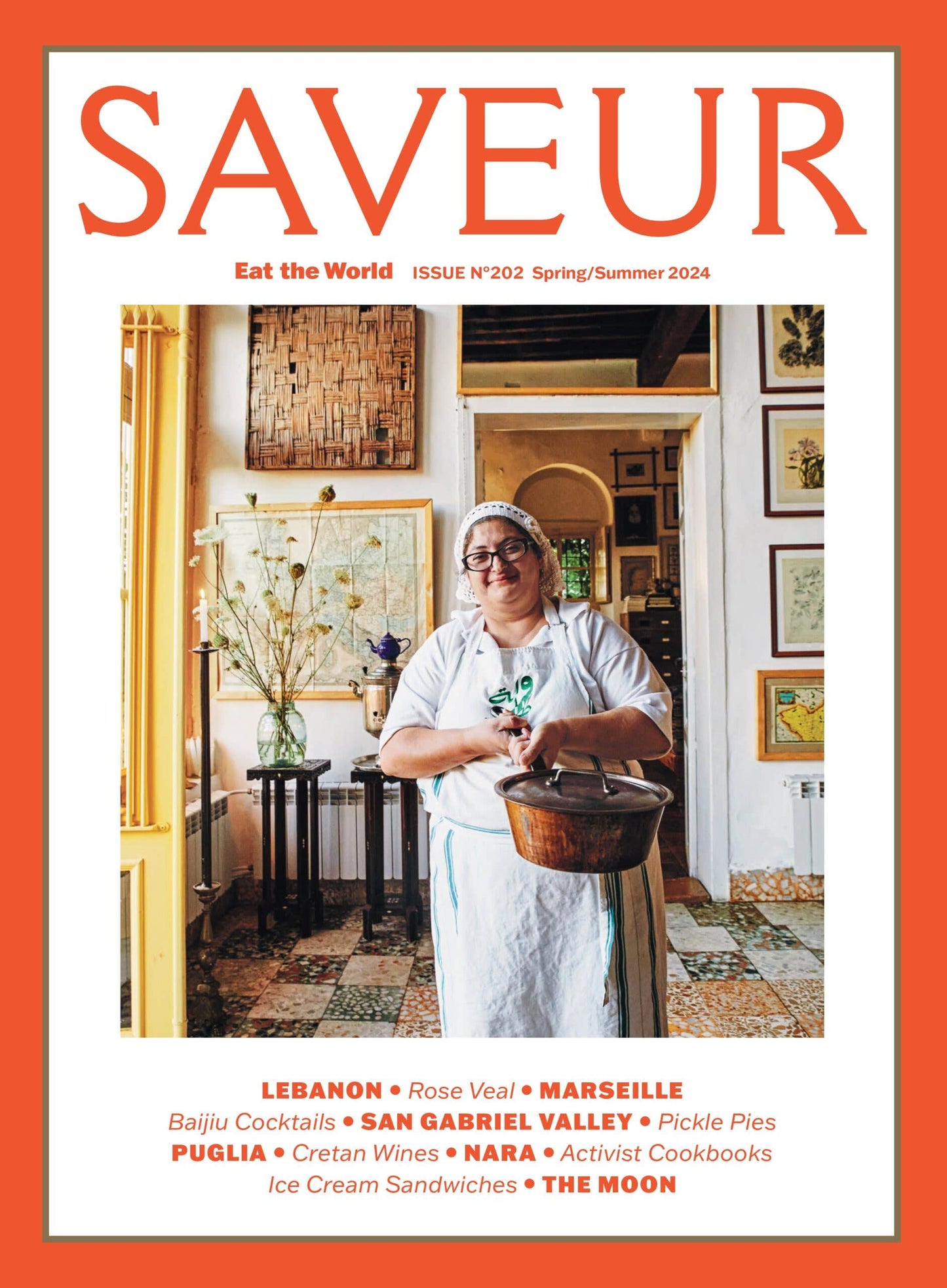 SAVEUR magazine issue No. 202; Spring/Summer 2024 cover
