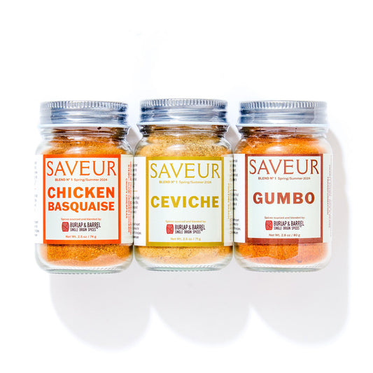Burlap & Barrel x SAVEUR Spice Trio