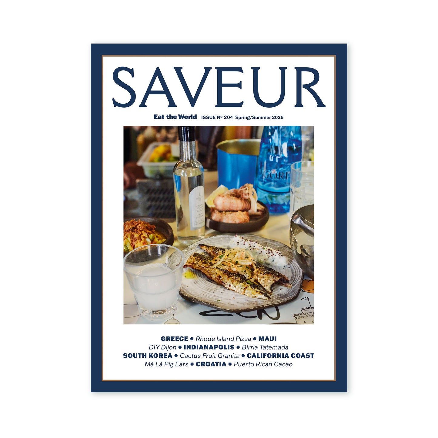 SAVEUR magazine issue No. 204; Spring/Summer 2025 cover