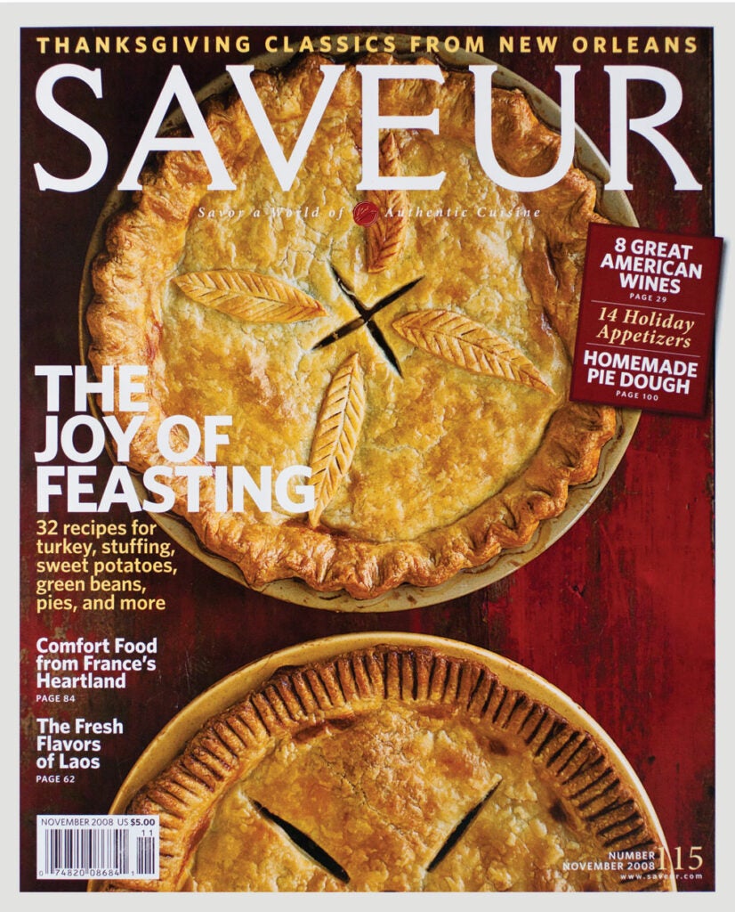 SAVEUR magazine issue No. 115; November 2008 cover