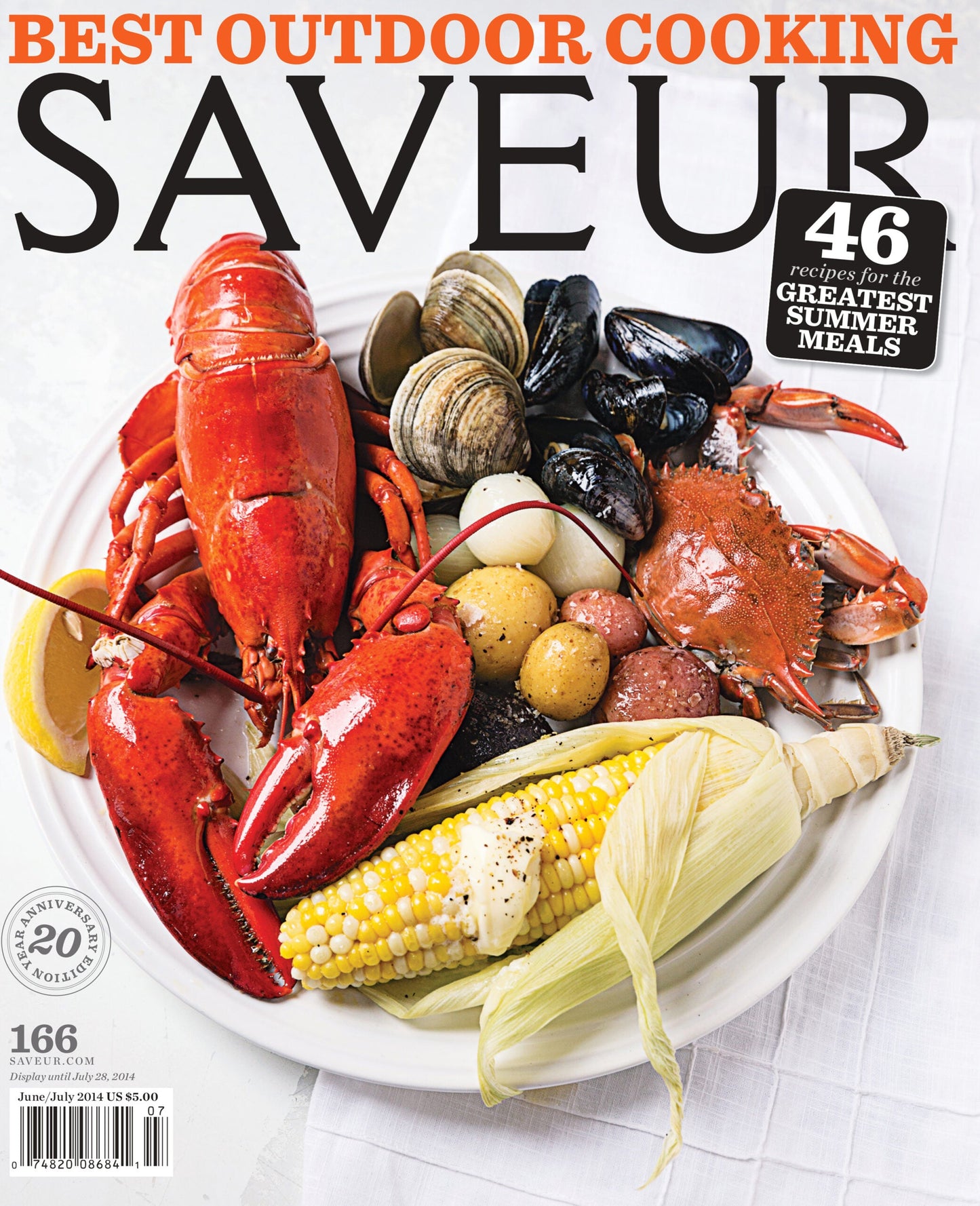 SAVEUR magazine issue No. 166; June/July 2014 cover