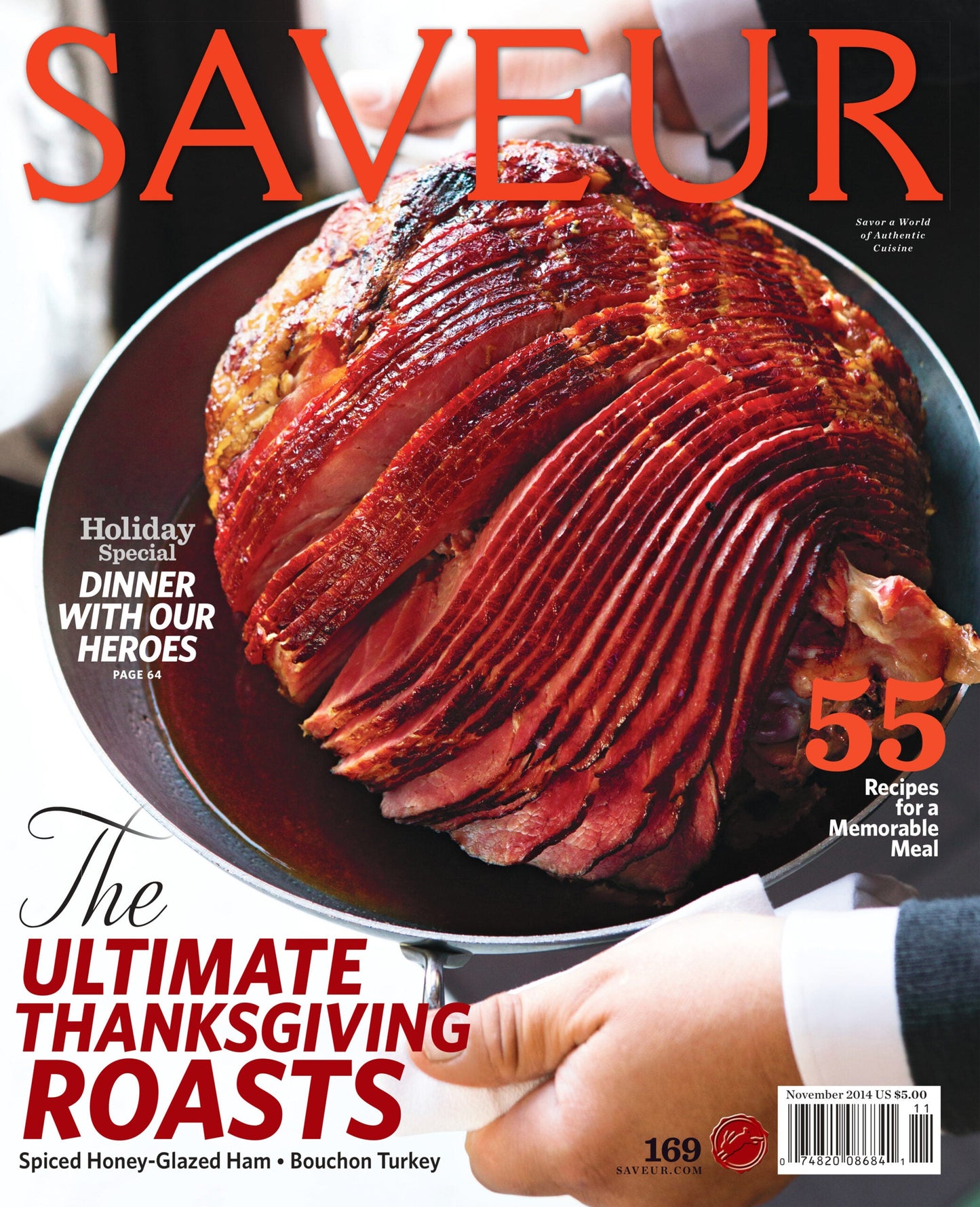 SAVEUR magazine issue No. 169; November 2014 cover