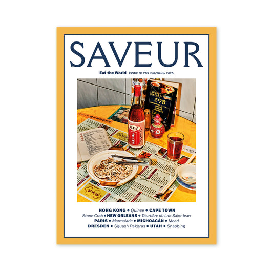 SAVEUR magazine issue No. 205; Fall/Winter 2025 cover