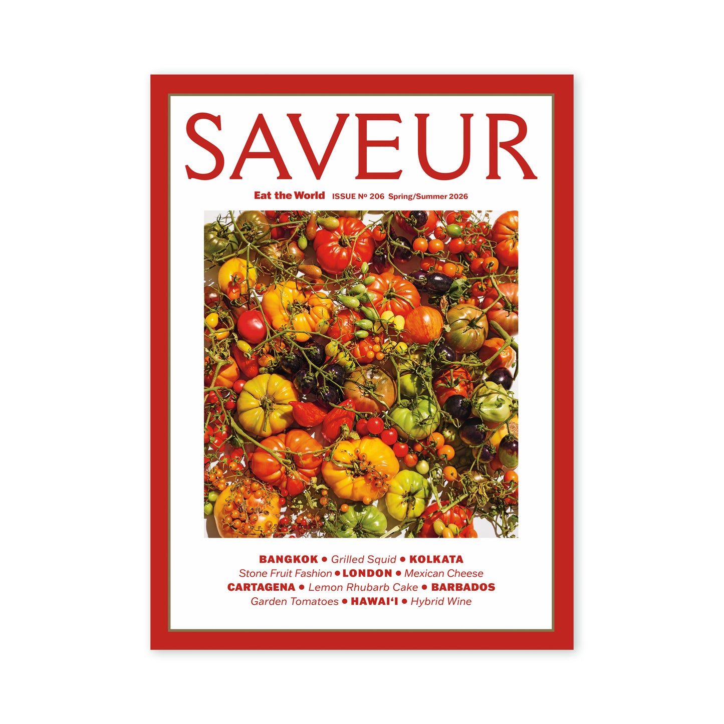 SAVEUR magazine issue No. 206; Spring/Summer 2026 cover
