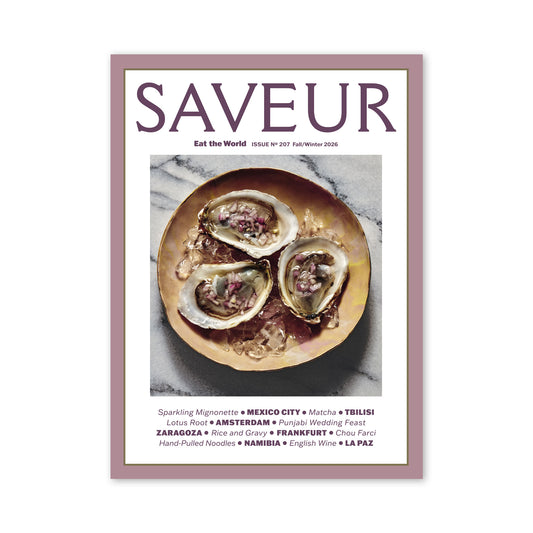 SAVEUR magazine issue No. 207; Fall/Winter 2026 cover